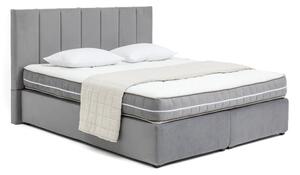Szürke boxspring ágy 160x200 cm Olia Bold Line – Bonami Selection