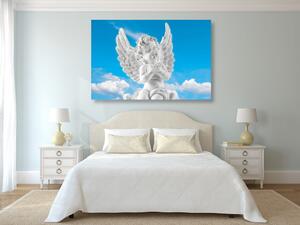 Kép gondoskodó angyal az égben
