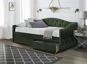 ALOHA ágy fiókos, szín|: sötétzöld