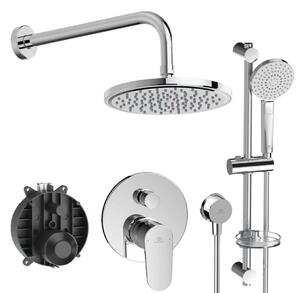 Ideal Standard Cerafine O - Zuhanyszett rejtett csapteleppel, testtel, 3 vízsugár, átmérő 20 cm, króm BD189AA