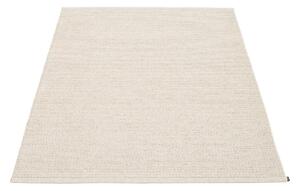 Krémszínű kültéri-beltéri szőnyeg 140x200 cm Mono Linen Vanilla – Pappelina