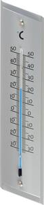 Hőmérő Strend Pro TM-181 Steel, kültéri, ablakra, 230x50x15 mm, alumínium