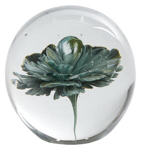 Üveg papírnehezék (magasság 8 cm) Flower – Light & Living