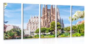 5-részes kép Barcelonai katedrális