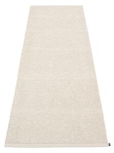 Krémszínű kültéri-beltéri futószőnyeg 70x200 cm Mono Linen Vanilla – Pappelina
