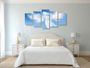 5-részes kép anygal képe a felhőkben