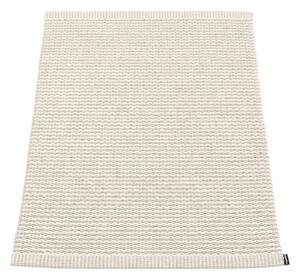 Krémszínű kültéri-beltéri szőnyeg 60x85 cm Mono Linen Vanilla – Pappelina