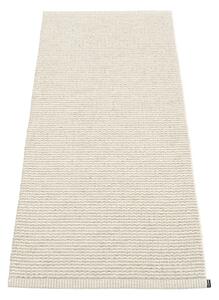 Krémszínű kültéri-beltéri futószőnyeg 60x150 cm Mono Linen Vanilla – Pappelina
