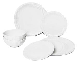 Purita 6 db-os fehér porcelán étkészlet - Bonami Essentials