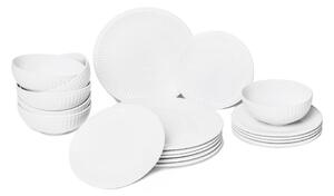 Purita 18 db-os fehér porcelán étkészlet - Bonami Essentials