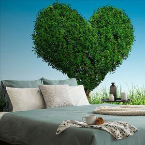 Öntapadó tapéta szív alakú fa