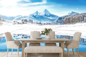 Fotótapéta havas táj az Alpokban