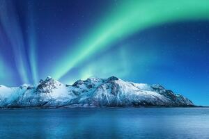 Öntapadó fotótapéta sarkvidéki aurora