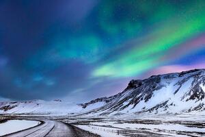 Fotótapéta norvéh sarki fény