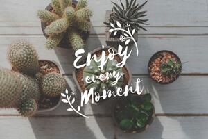 Fotótapéta idézettel - Enjoy every moment