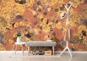 Tapéta absztrakció ihlette G. Klimt
