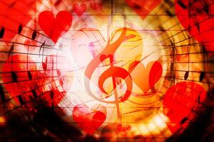 Tapéta a zene szeretete