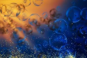 Tapéta varázslatos buborékok