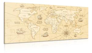 Kép világ térkép hajókkal
