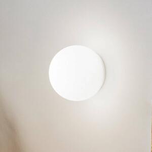 IDEAL LUX Ideal Lux Mapa fali világítás, Ø 20 cm, E27, fehér, üveg, gömb, dimmelhető, Fehér / opál, Nappali / Étkező, Üveg