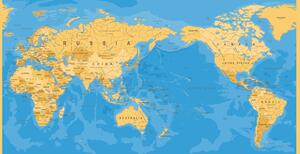 Parafa kép világ térkép érdekes kivitelben