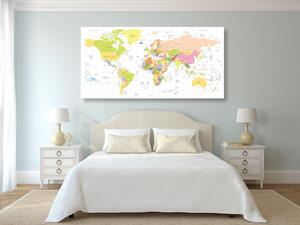 Parafa kép térkép fehér háttéren