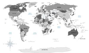 Parafa kép fekete fehér térkép kék kontraszt