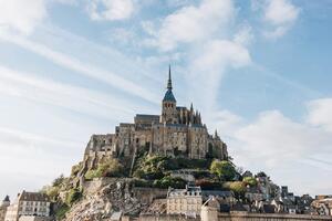 Öntapadó fotótapéta Mont-Saint-Michel kastély
