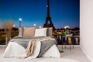 Öntapadó fotótapéta az Eiffel torony éjjel
