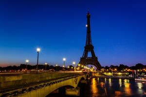 Fotótapéta az Eiffel torony éjjel