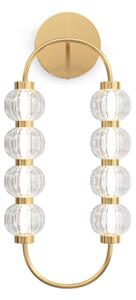 Maytoni glamour modern fali lámpa amulet átlátszó arany mymod555wl-l11g3k