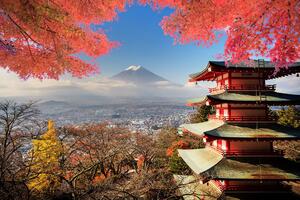Fotótapéta ősz Japánban