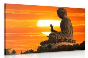 Kép Buddha naplementénél