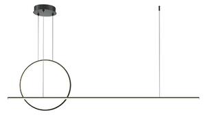 Maytoni modern függeszték halo fehér fekete mymod247pl-l49bk