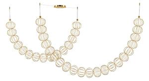 Maytoni modern függeszték golden cage fehér sárga mymod216pl-l55g3k