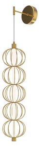 Maytoni modern fali lámpa golden cage fehér sárga mymod216wl-l10g3k