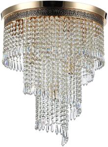 Maytoni glamour klasszikus kristály mennyezeti lámpa cascade arany mydia522-cl-07-g