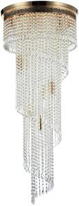 Maytoni glamour klasszikus kristály mennyezeti lámpa cascade antik arany mydia522-cl-12-g