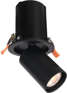 Italux modern spot lámpa termo fekete itxspl-50310-1r bk
