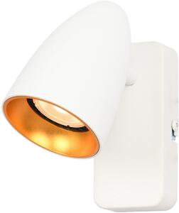 Italux modern fali lámpa tino fehér arany itxwl-36748-1-wh-gd