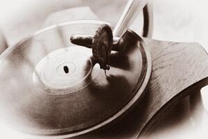Fotótapéta antik gramofon