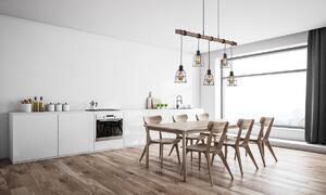 Italux loft függeszték reda matt fekete itxpnd-4793-5-l