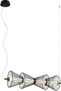 Italux modern függeszték sanke fekete itxpnd-63849-4-bk