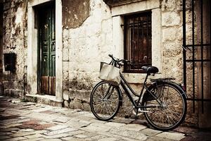 Öntapadó fotótapéta retró kerékpár