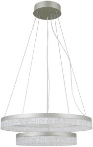 Italux glamour modern függeszték pantal ezüst itxpnd-34533-2l-silv