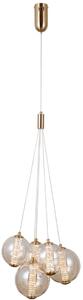 Italux glamour modern függeszték butero arany itxpnd-34359-5hbramb