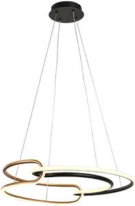 Italux modern függeszték casar fekete arany itxpnd-24002-bk-gd