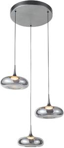 Italux modern függeszték tenele ezüst itxpnd-24028-3a-silv