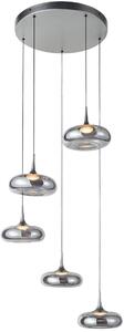 Italux modern függeszték tenele ezüst itxpnd-24028-5a-silv