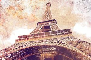 Öntapadó tapéta Eiffel torony Párizsban